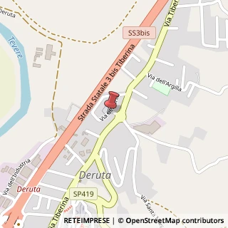 Mappa Via Armando Diaz, 3, 06053 Deruta, Perugia (Umbria)