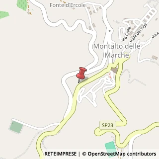 Mappa Via aso 27, 63030 Montalto delle Marche, Ascoli Piceno (Marche)