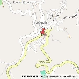 Mappa Viale Peretti, 1, 63034 Montalto delle Marche, Ascoli Piceno (Marche)
