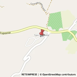 Mappa Contrada San Michele, 4, 63067 Cossignano, Ascoli Piceno (Marche)
