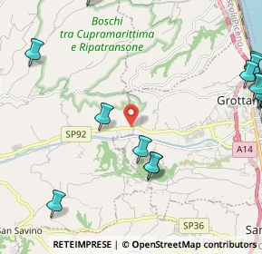 Mappa Contrada S. Salvatore, 63065 Ripatransone AP, Italia (3.4485)