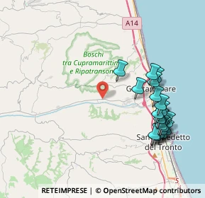 Mappa Contrada S. Salvatore, 63065 Ripatransone AP, Italia (4.673)