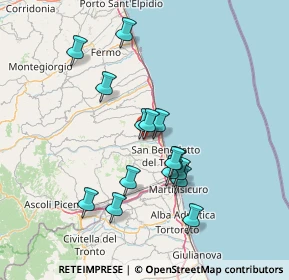 Mappa Contrada S. Salvatore, 63065 Ripatransone AP, Italia (13.25667)