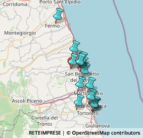Mappa Contrada S. Salvatore, 63065 Ripatransone AP, Italia (12.03125)