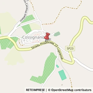 Mappa Via Borgo S. Paolo, 54, 63067 Cossignano AP, Italia, 63067 Cossignano, Ascoli Piceno (Marche)