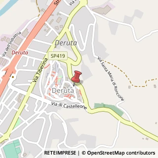 Mappa Via Vittorio Emanuele II, 06053 Deruta PG, Italia, 06053 Deruta, Perugia (Umbria)