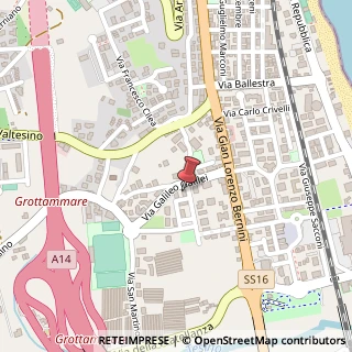 Mappa Via Alessandro Volta, 21, 63066 Grottammare, Ascoli Piceno (Marche)