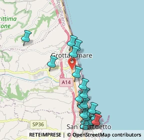 Mappa Via Gian Lorenzo Bernini, 63013 Grottammare AP, Italia (2.383)