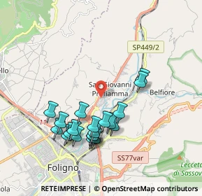 Mappa Via Setti Carraro Emanuela, 06034 Foligno PG, Italia (1.902)