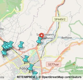 Mappa Via Setti Carraro Emanuela, 06034 Foligno PG, Italia (3.47786)