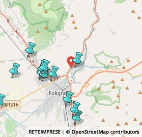 Mappa Via Setti Carraro Emanuela, 06034 Foligno PG, Italia (4.57231)