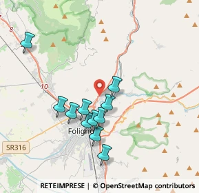 Mappa Via Setti Carraro Emanuela, 06034 Foligno PG, Italia (3.46727)