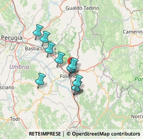 Mappa Via Setti Carraro Emanuela, 06034 Foligno PG, Italia (10.62083)