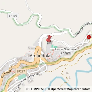 Mappa Via Giberti, 3, 63857 Amandola, Fermo (Marche)
