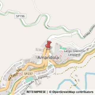 Mappa Via Cristini, 15, 63857 Amandola, Fermo (Marche)