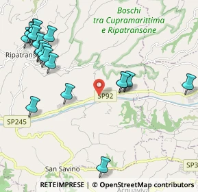 Mappa Contrada Penne, 63065 Ripatransone AP, Italia (2.7315)