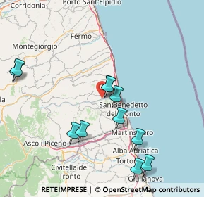 Mappa Contrada Penne, 63065 Ripatransone AP, Italia (16.72545)