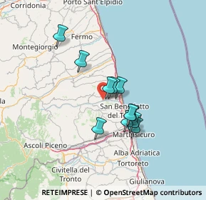 Mappa Contrada Penne, 63065 Ripatransone AP, Italia (10.58455)