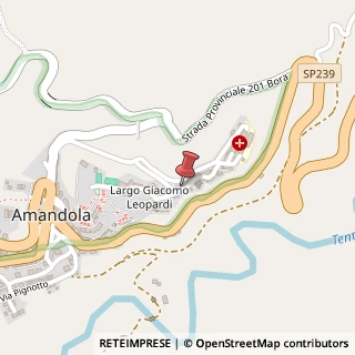 Mappa Via Nazario Sauro, 5, 63857 Amandola, Fermo (Marche)