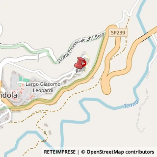 Mappa Via angelo biondi 81, 63021 Amandola, Fermo (Marche)
