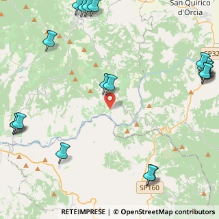 Mappa Loc. Oliveto, 53024 Montalcino SI, Italia (7.009)