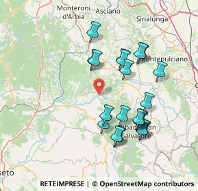 Mappa Loc. Oliveto, 53024 Montalcino SI, Italia (14.668)