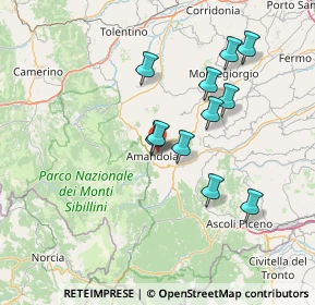 Mappa C.da S. Maria, 63857 Amandola FM, Italia (13.31364)