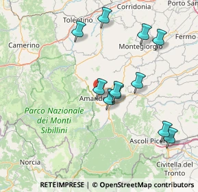 Mappa C.da S. Maria, 63857 Amandola FM, Italia (15.30545)