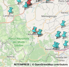 Mappa C.da S. Maria, 63857 Amandola FM, Italia (23.286)