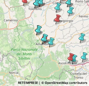 Mappa C.da S. Maria, 63857 Amandola FM, Italia (21.189)