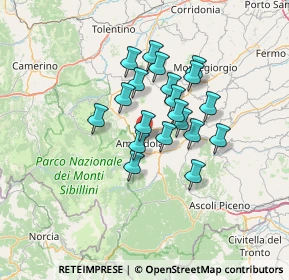 Mappa C.da S. Maria, 63857 Amandola FM, Italia (10.4425)