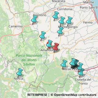 Mappa C.da S. Maria, 63857 Amandola FM, Italia (18.51789)