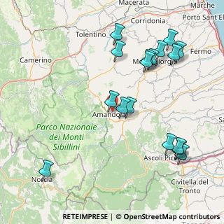 Mappa C.da S. Maria, 63857 Amandola FM, Italia (19.07529)