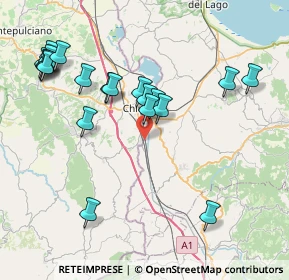 Mappa Loc. Le Cardete, 06062 Città della Pieve PG, Italia (8.9605)