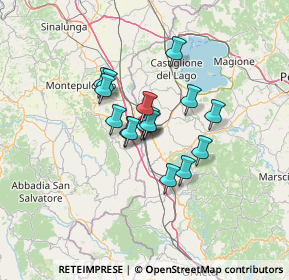 Mappa Loc. Le Cardete, 06062 Città della Pieve PG, Italia (8.93563)