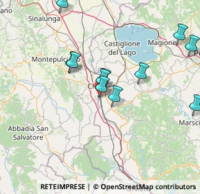Mappa Loc. Le Cardete, 06062 Città della Pieve PG, Italia (15.36636)