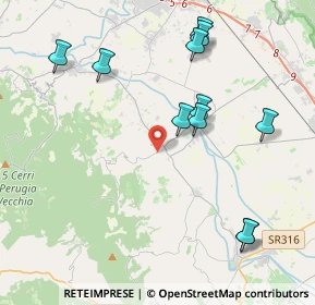 Mappa Vocabolo Colle San Martino, 06031 Bevagna PG, Italia (4.67455)