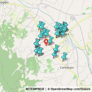 Mappa Vocabolo Colle San Martino, 06031 Bevagna PG, Italia (1.46538)