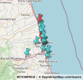 Mappa Via Bernini, 63013 Grottammare AP, Italia (8.47643)