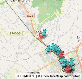Mappa Via Vitale Rosi, 06038 Spello PG, Italia (3.2325)