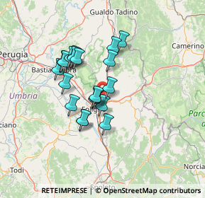 Mappa Via Scanzano, 06034 Foligno PG, Italia (11.0765)