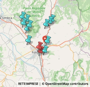 Mappa Via Scanzano, 06034 Foligno PG, Italia (6.63462)