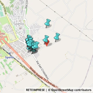 Mappa Via Tommaso Corbo, 06038 Spello PG, Italia (0.4)
