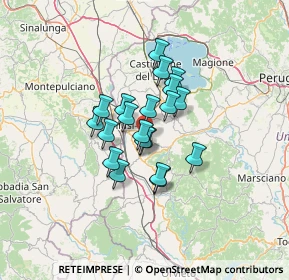Mappa Località S. Biagio, 06062 Città della Pieve PG, Italia (9.142)