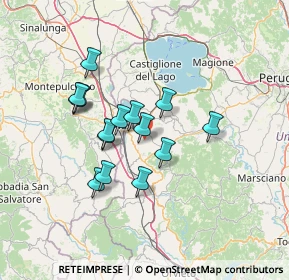 Mappa Località S. Biagio, 06062 Città della Pieve PG, Italia (11.624)