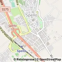 Hartă Spello
