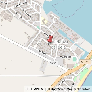 Mappa Via Linosa, 28, 09012 Capoterra, Cagliari (Sardegna)