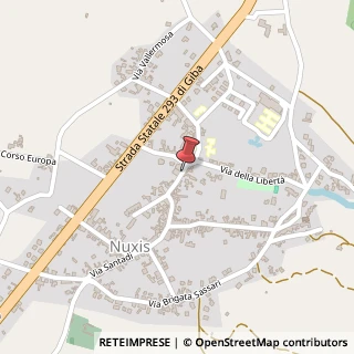 Mappa Via Cagliari, 64, 09010 Nuxis, Medio Campidano (Sardegna)