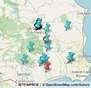 Mappa Via Bologna, 88836 Cotronei KR, Italia (14.354)