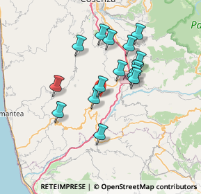 Mappa 87030 Malito CS, Italia (6.66)